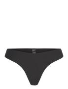 V-Shaped Ribbed Bikini Thong Black Weekday