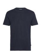 Coma Linen Tee Navy J. Lindeberg
