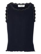 Rkbalta Sl Short Lace Top Navy Rosemunde Kids
