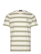 Fine Stripe T-Shirt Green Fred Perry