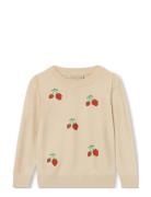 Favo Embroidered Blouse Beige Fliink