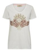 Mmnadine O-Ss Deco Tee White MOS MOSH