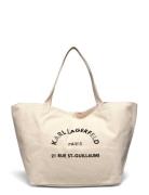K/Rsg Canvas Shopper Beige Karl Lagerfeld