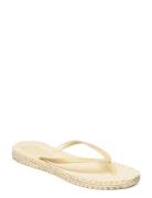 Flip Flops With Glitter Yellow Ilse Jacobsen