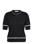Karla Contrast Top Black BUSNEL