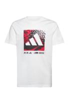 J Camo Logo Tee White Adidas Sportswear