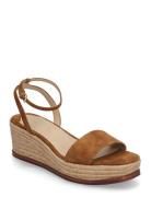 Leona Suede Espadrille Brown Lauren Ralph Lauren
