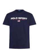 Classic Fit Polo Sport Jersey T-Shirt Navy Polo Ralph Lauren