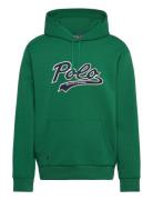 Logo Double-Knit Hoodie Green Polo Ralph Lauren