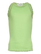 Rkbalta Modal Sl Lace Top Green Rosemunde Kids