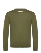 Extrafine Merino Wool C-Neck Khaki GANT