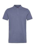 Tjm Slim Placket Polo Ext Blue Tommy Jeans