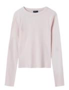 Nlfhinaja Ls Solid Short S Top Noos Pink LMTD