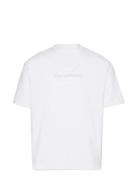 Ss Hero Monologo Emb 16S Crewnck White Calvin Klein Jeans