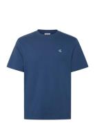 Ss Easy Monogram Tee Blue Calvin Klein Jeans
