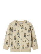 Nmmlogan Ls Nreg Sweat Card Unb Cream Name It