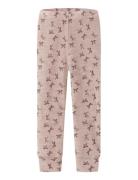 Nmfwang Wool Rib Legging Aop Pink Name It