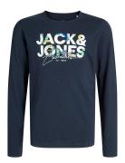 Jjgeplas Tee Ls Crew Neck Mni Navy Jack & J S