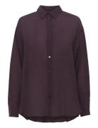 Kaanja Shirt Burgundy Kaffe
