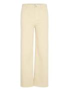 Slsandja Plain Vanesa Pants Cream Soaked In Luxury