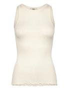 Rmwjohanne Sl Boxer Top White RM By Rosemunde