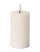 Swirled Led Pillar Candle White C'est Bon