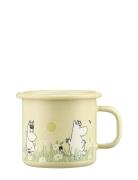 Moomin Enamel Mug Meadow 2,5Dl Yellow Muurla