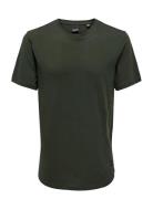 Onsmatt Longy Ss Tee Noos Green ONLY & SONS