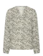 Kaditte Blouse Beige Kaffe