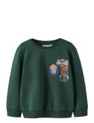 Nmmleland Ls Nreg Sweat Box Bru Green Name It