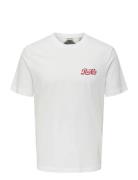 Onspepsi Life Reg Ss Lic Tee White ONLY & SONS