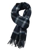 Bs Bue Scarf Navy Bruun & Stengade