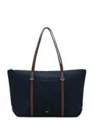 Shopper Bag With Double Handle Navy Mango