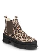 Booties - Flat - With Elastic Beige ANGULUS