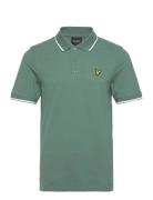 Tipped Polo Shirt Green Lyle & Scott