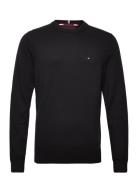 Pima Org Ctn Cashmere Crew Neck Black Tommy Hilfiger