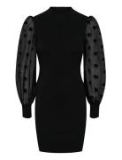 Yasdotme Ls Knit Dress S. Noos Black YAS