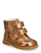 Boots - Flat - With Velcro Brown ANGULUS