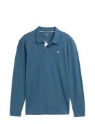 Basic Polo With Contrast Blue Tom Tailor