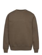 O-Neck Brand Carrier Sweatshirt Khaki Lindbergh