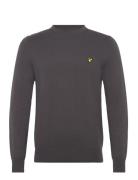Cotton Merino Crew Neck Jumper Grey Lyle & Scott