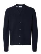 Slhcody Ls Knit Relaxed Cardigan Noos Navy Selected