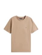 Ess Seasonal Reg Fit Solid Tee Beige Tommy Hilfiger
