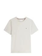 Ess Seasonal Reg Fit Solid Tee Cream Tommy Hilfiger