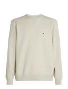 Ess Seasonal Fleece Crewneck Cream Tommy Hilfiger