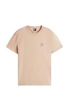 Tjm Reg Badge Tee Ext Beige Tommy Jeans
