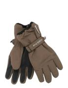 Polyester Gloves Brown Mikk-line