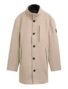 2 In 1 Wool Coat Beige Tom Tailor