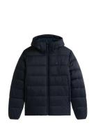 Mid Weight Hooded Jacket Navy Tommy Hilfiger
