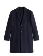 Dc Wool Mix Coat Navy Tommy Hilfiger